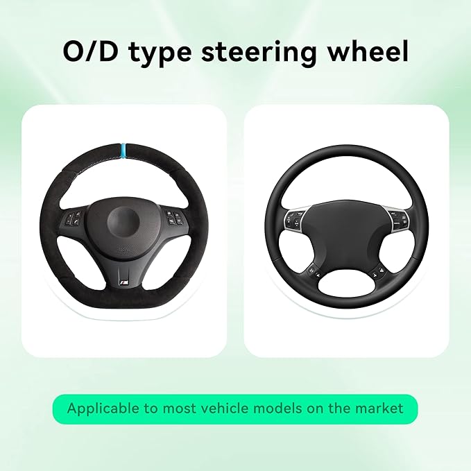 Bling Car Steering Wheel Cover, Diamond Leather Crystal Rhinestones Vehicles Steering Wheel Protector, Sparkling Anti-Slip Automotive Interior Decoration Accessories, Universal Fit (Yellow)