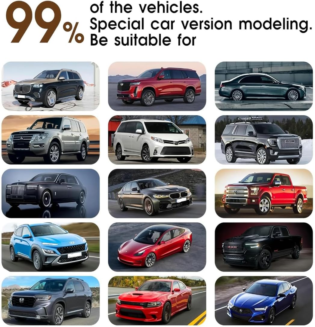 Custom Personalized Floor Mats for Cars，Luxury Full Coverage All Car Floor Mats，Anti-Slip Leather Car Mat Set ，Custom Floor Mats for 99% of Cars, Trucks & SUVs. (Red Dual Color)