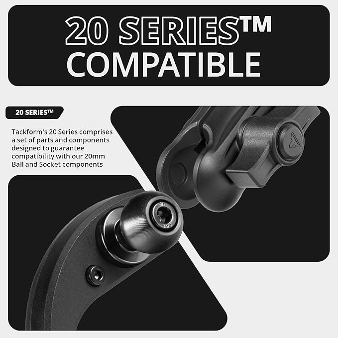 Tackform Link Vent Phone Mount Compatible with 2016-2023 Toyota Tacoma and 2014-2021 Toyota Tundra | Aluminum | Zero Slip | Compatible with MagSafe | Universal Magnetic Holder | 2" Arm | Pink Knob