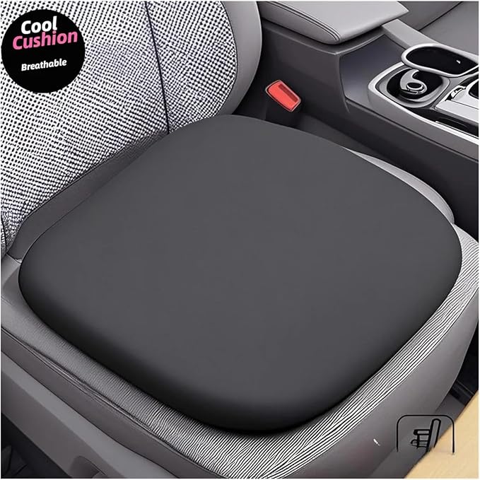 Memory Foam Car Seat Cushions with Lumbar Support - Cool and Breathable Comfort for Car and Office Use(3,45x45cm)