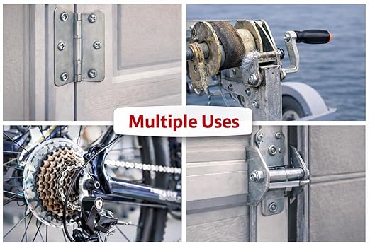 MPD PRO White Lithium Grease Spray, Marine-Grade Drip-Free Lubricant, Non-Staining High-Solid Formula for Garage Doors, Hinges, Chains & Automotive Use – 11 oz (12-Pack)
