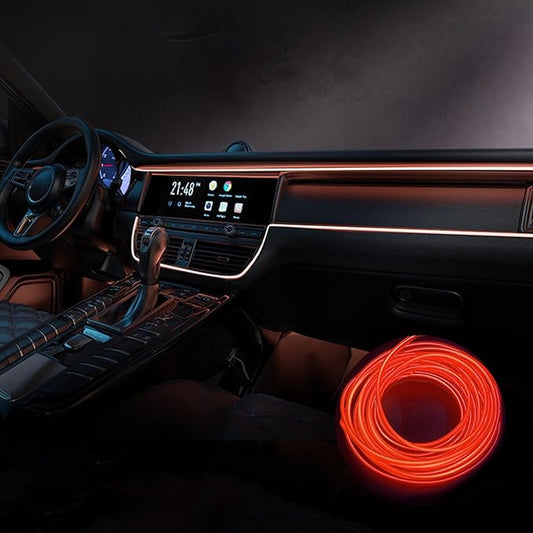 Car Interior Lights for Mercedes-Benz EQT EQV E420 V447 LED Car Interior Atmosphere Lamp Car Ambient Lighting Kits,Red