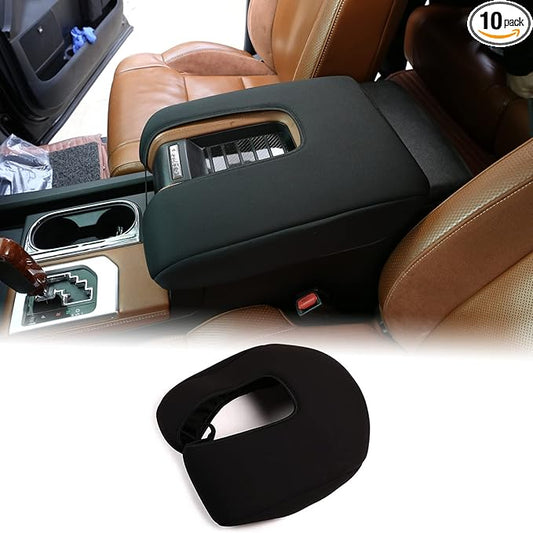 Aunginsy Center Console Armrest Protector Cover Compatible with Toyota Tundra 2014-2021, Car Armrest Pad Seat Box Cover Cushion Lid Scratch Protector Customized Cloth Material Interior Accessories