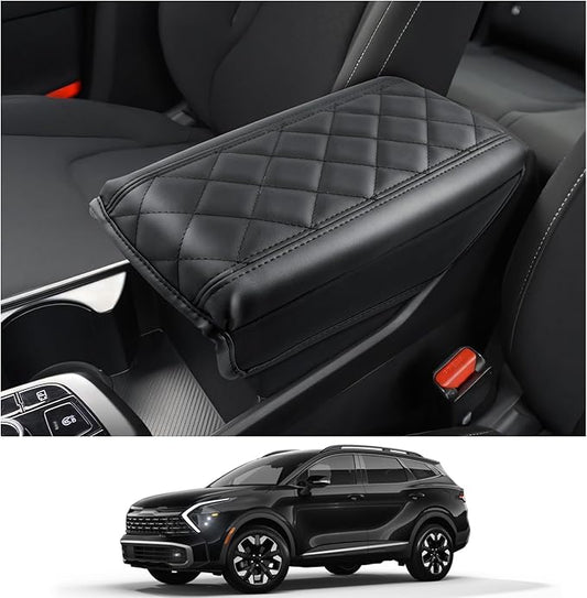 CDEFG for 2023 2024 2025 Kia Sportage Center Console Cover for 2023 2024 2025 Sportage Accessories Armrest Cover 2023-2025 Sportage Middle Console Pad Arm Rest Cushion