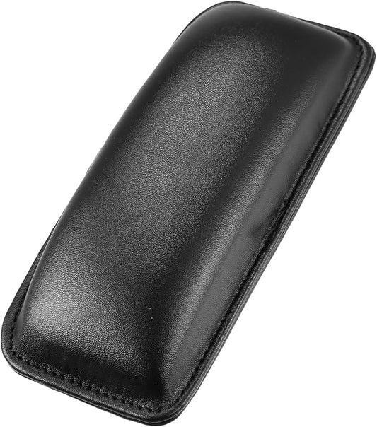 Universal Car Center Console Knee Leg Elbow Cushion Pad Faux Leather Auto Armrest Knee Cover Support 18x8x3.2cm Black Item Replacement