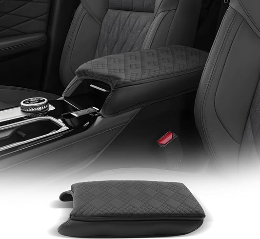 CDEFG for 2025 2026 Mitsubishi Outlander Center Console Cover Armrest Box Cover for Outlander Accessories Console Arm Rest Protector - FIT Fuel-Powered Model Thickened