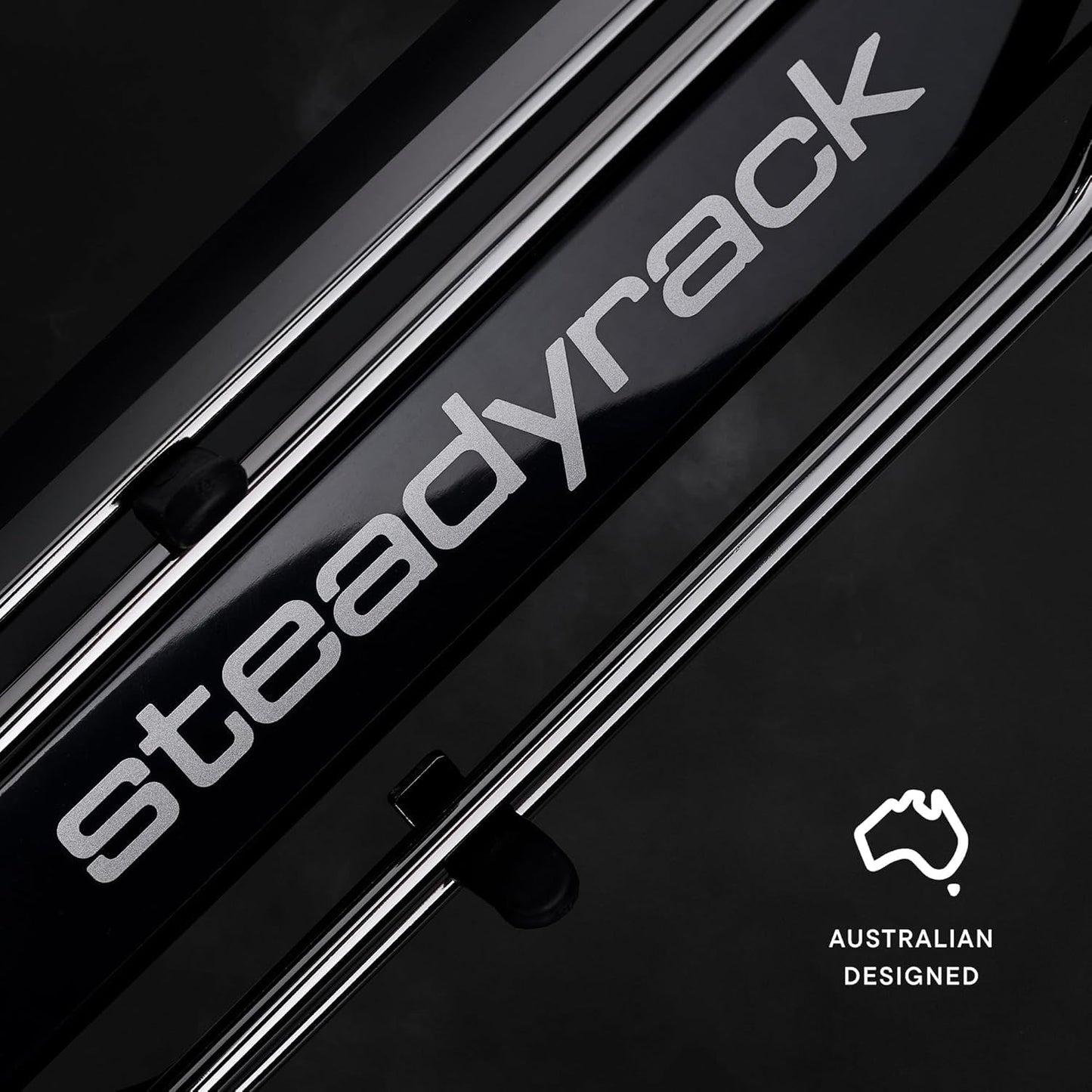 Steadyrack Bike Rack for Road Bikes - The Original Wall Mounted Vertical Bike Storage - Fits Narrow Tires - Space Saving Pivot Design - Heavy-Duty Steel Rack for Indoor Garage, Apartment or Home Use