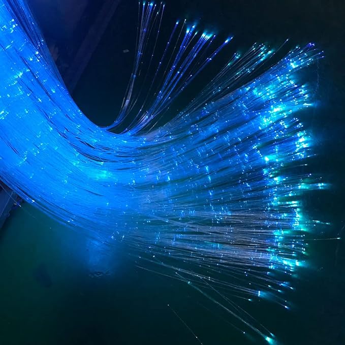 Ultra-Bright PMMA Plastic End Glow Optical Fiber Light for Fiber Optic Star Ceiling Light lamp Starlight Headliner kit for car Home(0.118in diameter/492ft Per roll)