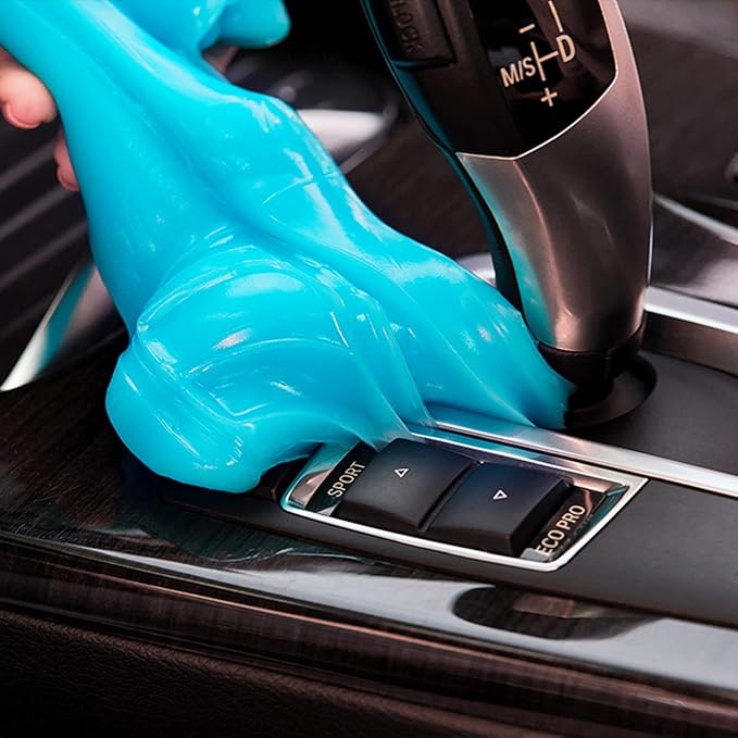 Car Cleaning Gel for Mercedes-Benz EQC 400 4MATIC 2020 2021 2022 2023 2024 2025, 200g × 2 Pack Car Interior Cleaner Slime, Auto Detailing Tools, Auto Dust Car Crevice Cleaner