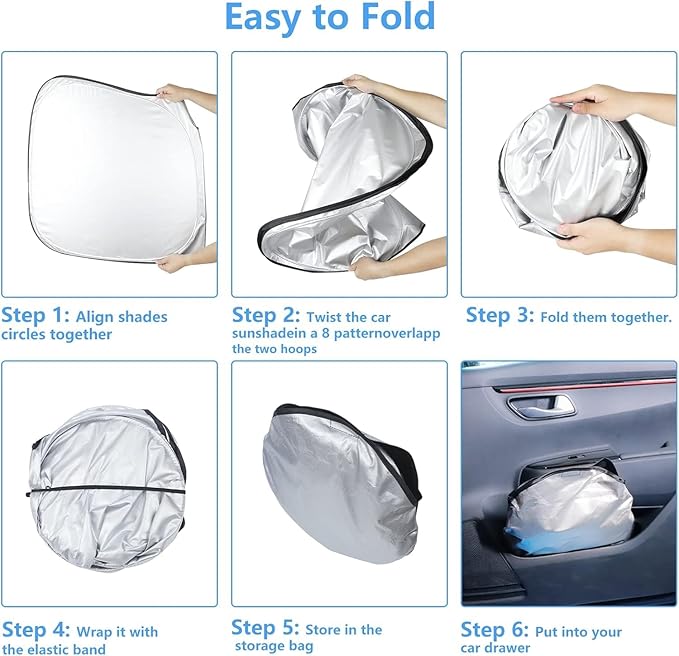 Windshield Sun Shade for BMW X5 2026 2025 2024 2023 2022 2021 2020 2019 M Sport xLine Front Window Sunshade SUV Accessories Fodable Sun Visor UV Protector Shade Heat Shield Cover