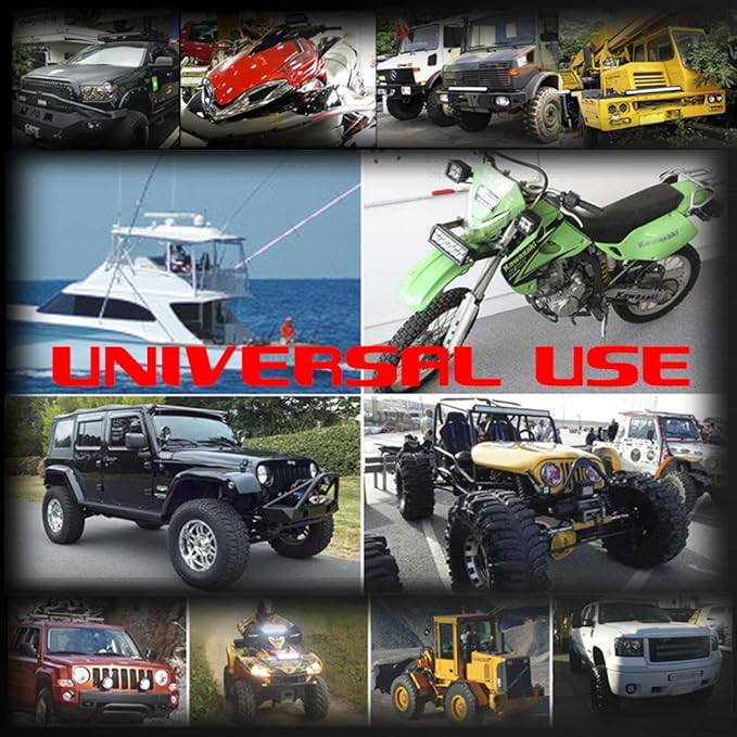 4 Pods LED Rock Lights, Ampper Waterproof LED Neon Underglow Light for Car Truck ATV UTV SUV Offroad Boat Underbody Glow Trail Rig Lamp (Yellow)