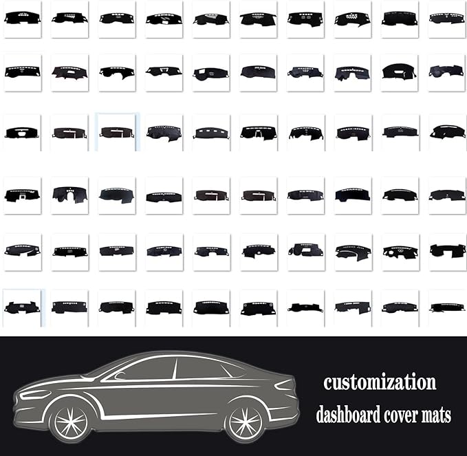 for Buick Verano 2017-2021 Dashboard Cover,Dash Board mat,Car dashmat Dashboard Covers,Interior Dash Board Cover mat,Black