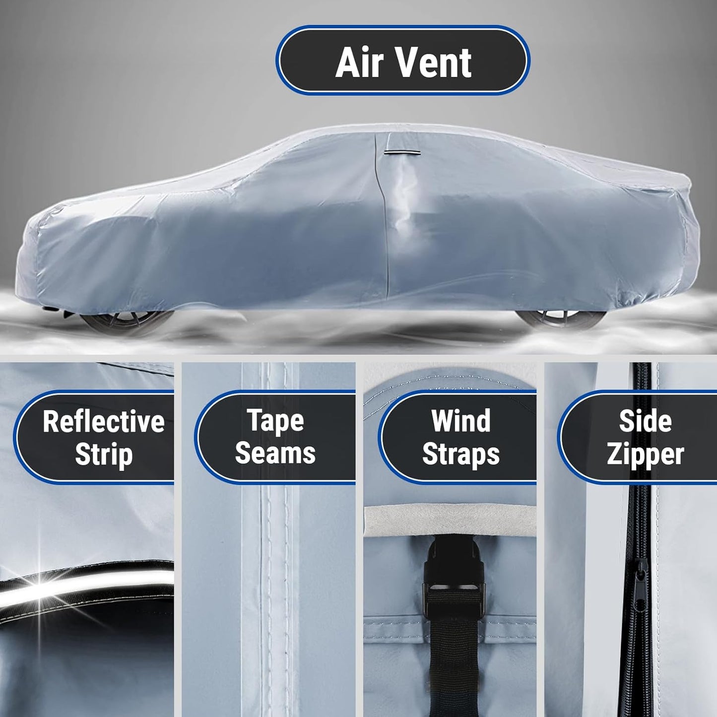 iCarCover Fits 1980-1994 Oldsmobile Cutlass Cruiser Wagon Car Cover Automobiles Form-Fit Padded Full Exterior Waterproof Automobiles Protection Covers