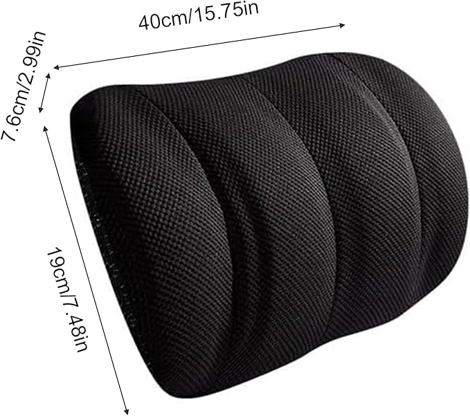 1 Piece Automotive Seat Lumbar Support Pillow for Acura RDX 2013 2014 2015, Driving Lower Back Cushion Ergonomic Orthopedic Posture Rest