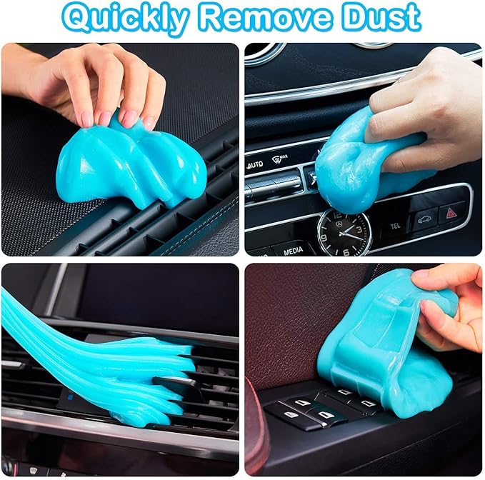Car Cleaning Gel for Haval Jolion Premium 2020 2021 2022 2023 2024 2025, 200g × 2 Pack Car Interior Cleaner Slime, Auto Detailing Tools, Auto Dust Car Crevice Cleaner
