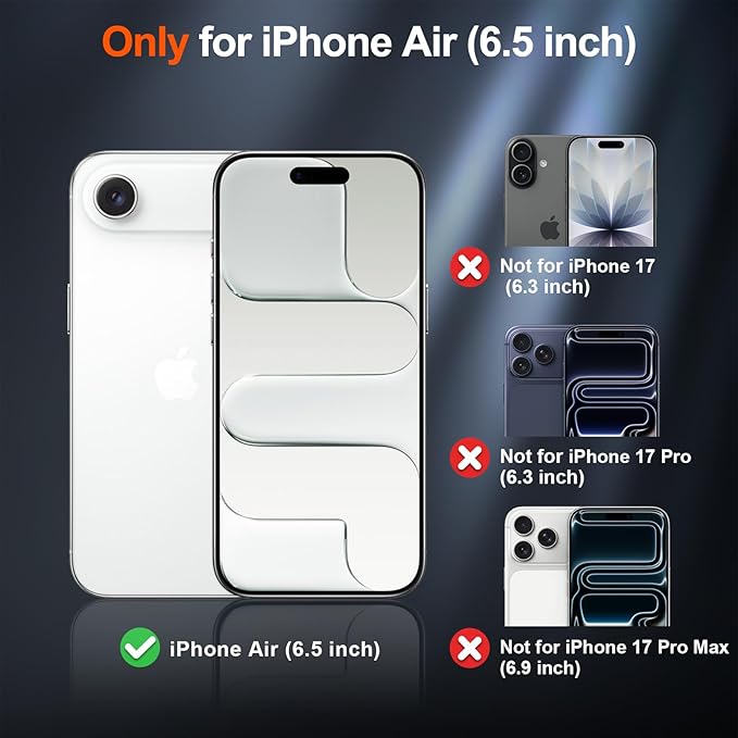 SUPFINE Magnetic for iPhone Air Case (Compatible with MagSafe)(Military Grade Drop Protection) Slim Translucent Matte Shockproof with Anti-Fingerprint Phone Cover for 17 Air,Desert Gold