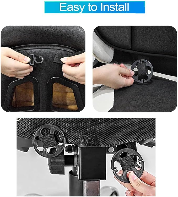 ‌Car Seat Cushion Back Support Pillow for Tesla Model S 2016-2022, Ergonomic Pain Relief Cushion, Memory Foam Lumbar Support for Driving, Adjustable & Washable Auto Pad, Gray