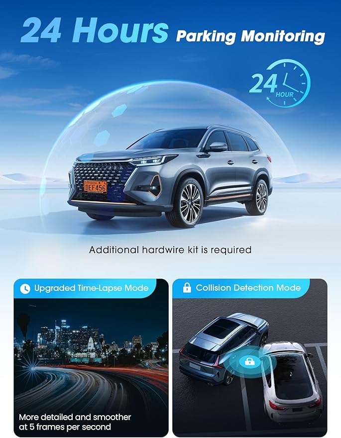 DDPAI 4K 3 Channel Dash Cam, 4K+2K+1080P Front Inside Rear Car Camera, Dual STARVIS 2 Dashcam With Bulit-in 32G eMMC,3K 60FPS,4G LTE Support,5G WiFi GPS,3" IPS,Night Vision,Parking Mode, Z60 Pro πLink