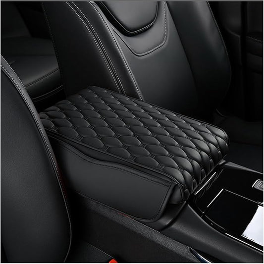 Car Center Console Cover for Volvo S40/S60/S70/S80/S90 234 964 P24 Y20 R TS AS Sedan, Thick Armrest Cushion Pad with Side Storage Pockets, Center Console Protector, Arm Rest Cover