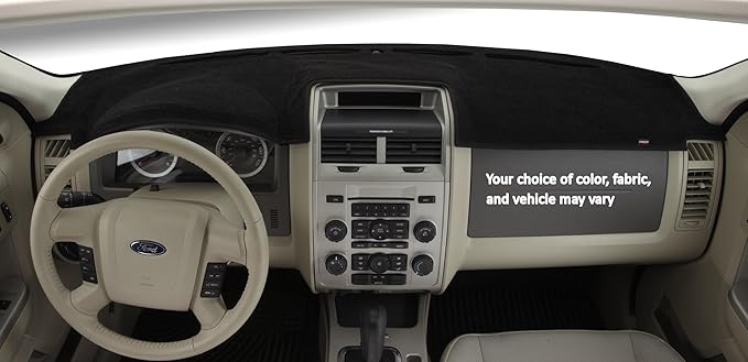 DashMat Original Dashboard Cover Suzuki Aerio (Premium Carpet, Black)