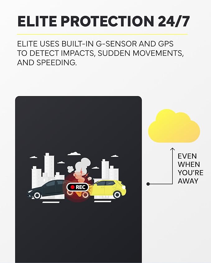 BlackVue Elite 8-2CH 256GB Dash Cam - 2K+2K Dash Cam Front and Rear, Dash Camera for Cars, Starvis 2, Dual HDR, Free SD Card, Wi-Fi, GPS, Night Vision, Smart Parking Mode, Smart Event Recording