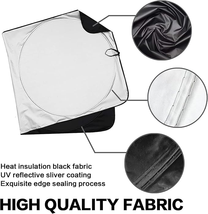 Dachshund Dog Windshield Sunshade for Car SUV Truck Foldable Uv Ray Reflector Front Window Sun Shade Visor Shield Cover -59" X 31"