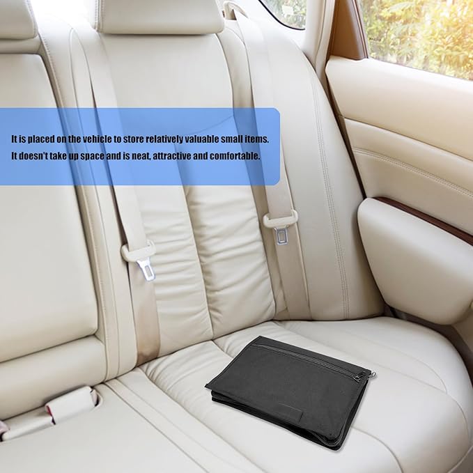 Long-lasting Oxfords Vehicle Organiser With Multiple Pockets For Auto Documents Cards & Office Accessories Storage Car Glove Box Organiser