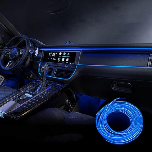 Car Interior Lights for Mercedes Benz AMG CLS C218 C219 C257 220d 280 300d 350 400d 450 500 CLS 53 55 63 LED Car Interior Atmosphere Lamp Car Ambient Lighting Kits,Blue