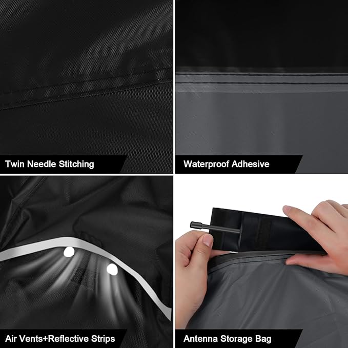 Waterproof Motorcycle Cover Replace for Indian Scout/Scout Bobber/Chief, 420D Oxford Cloth Customized Motorcycle Cover for Snow Rain Dust Protection