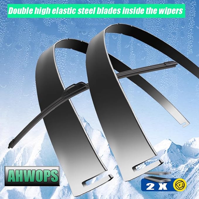 3 Wiper Front and Rear Wiper Blades for Chrysler Town & Country 2008-2016,Dodge Grand Caravan 2008-2020, OE Original Style (26″/20″ Front/16″ Rear) For My Car