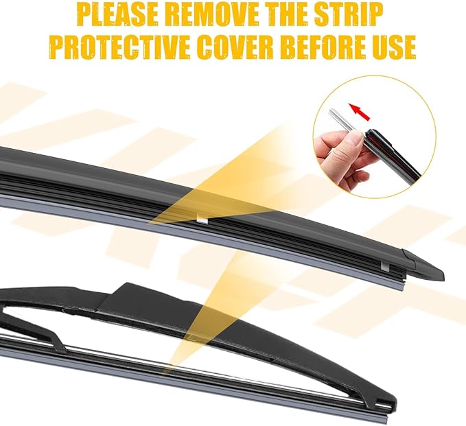 MIKKUPPA 26"+20"+12" Windshield Wiper Blades Replacement for 2015-2020 Land Rover Discovery Sport, 2020-2023 Hyundai Palisade, Front & Rear Durable Stable Quiet All Season Wiper Blades Set (Pack of 3)
