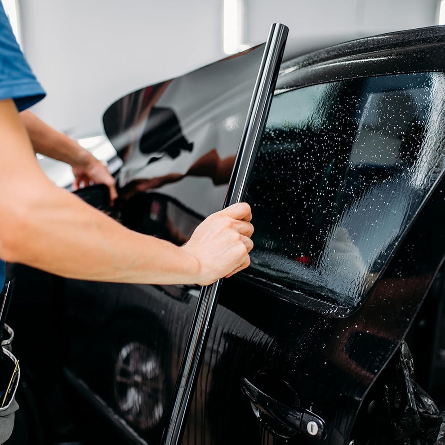 Nano Ceramic Window Tint Film for Cars and Building, Charcoal, 2 Ply Scratch Resistant, Heat Control, and UV 99%, IR 93% Rejection, 15% VLT, 40inx100ft