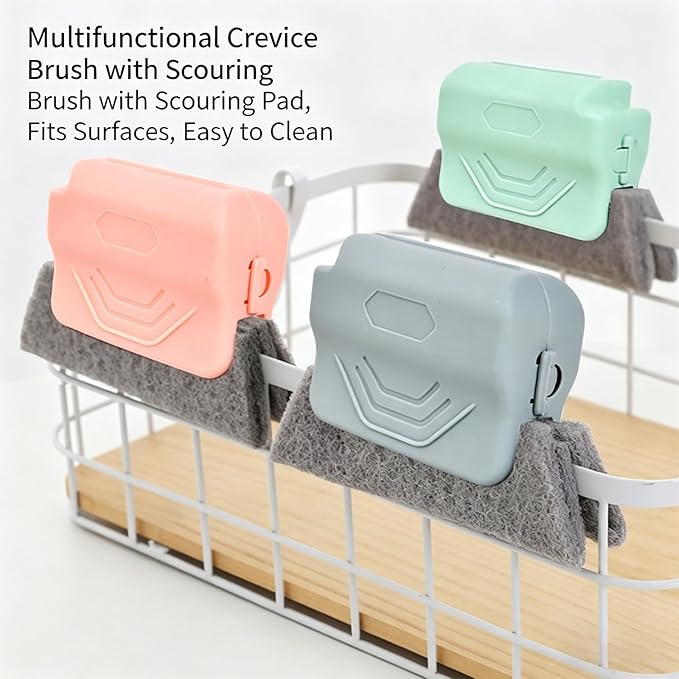 2026 New Magic Window Track Cleaner, Window Groove Cleaning Brush Tools Set, for Cleaning Tile Grout, Louver Blades, Car Air Conditioning Vents, and Narrow Gaps (6pcs Green)