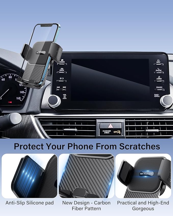 SKYLOTEC Car Phone Holder for BMW X5 2019-2023/X6 2020-2023/X7 2019-2022 Accessories 12.3-Inch Screen Fixed Clip, Automobile Cradles Phone Mount, Cell Phone Base Not Block Air Vent