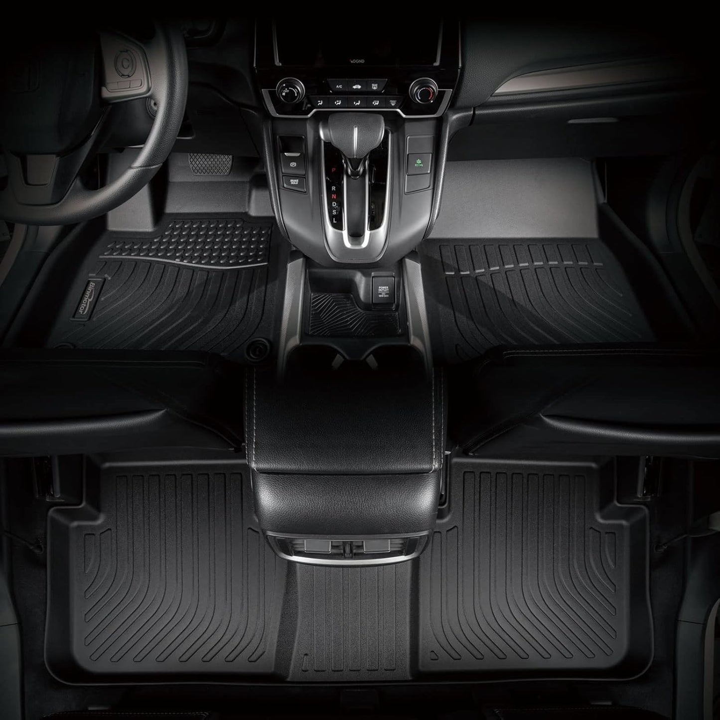 Binmotor-Floor Mats & Cargo Liner Custom for Genesis GV70 2022-2025 (Not Electrified GV70), 1st & 2nd Row & Cargo Mat Full Set, Heavy Duty Car Floor Liners for Genesis GV70 Accessories