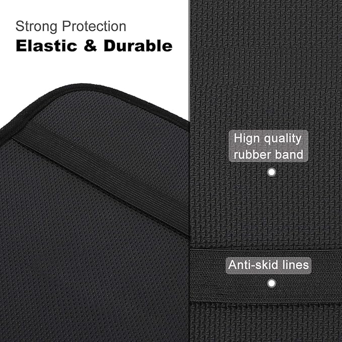 for Vintage Retro American Flag Black Car Center Console Armrest Cover Car Handrail Box Cushion Handrail Box Armrest Cushion Middle Consoles Protector for Most Car