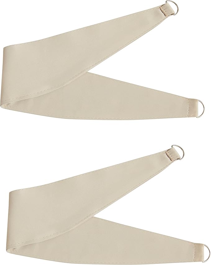 Bujasso Beige 80% Blackout Curtains with Sheer Overlay Mix and Match Double Layer Thermal Insulated Window Panels 95 inch for Living Room Bedroom Beige Drapes with Tiebacks Grommet Top 54" Wx95 Lx2