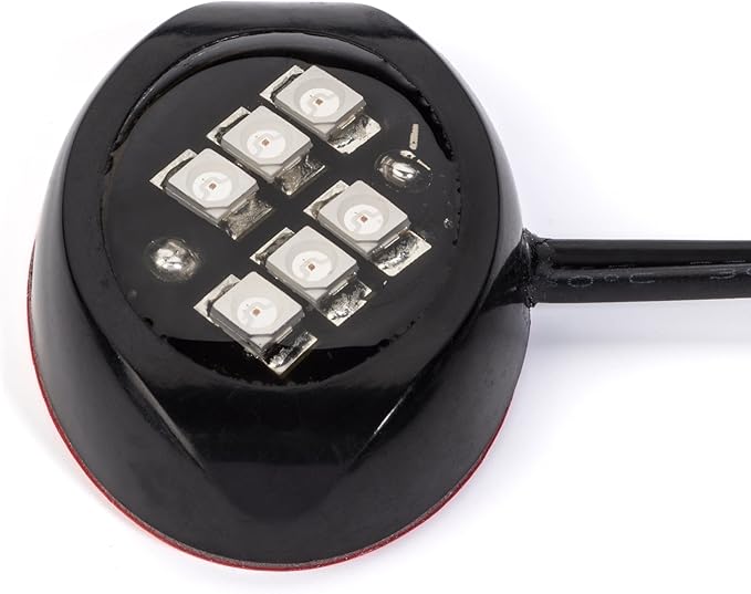 Oznium LED Modules (Round Black, Green LED)