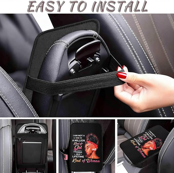 Leopard Vehicle Center Console Armrest Cover Pad,Cheetah Car Accessories Soft Middle Console Cushion Pad,Auto Arm Rest Mat Decor Leopards Gifts for Women Men Dad for Most Vehicle SUV Truck
