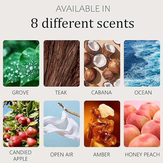 Car Air Freshener - Stone Air Freshener - Car Odor Eliminator - Long Lasting Scent - Car Scent - VISOR CLIP INCLUDED (Amber)