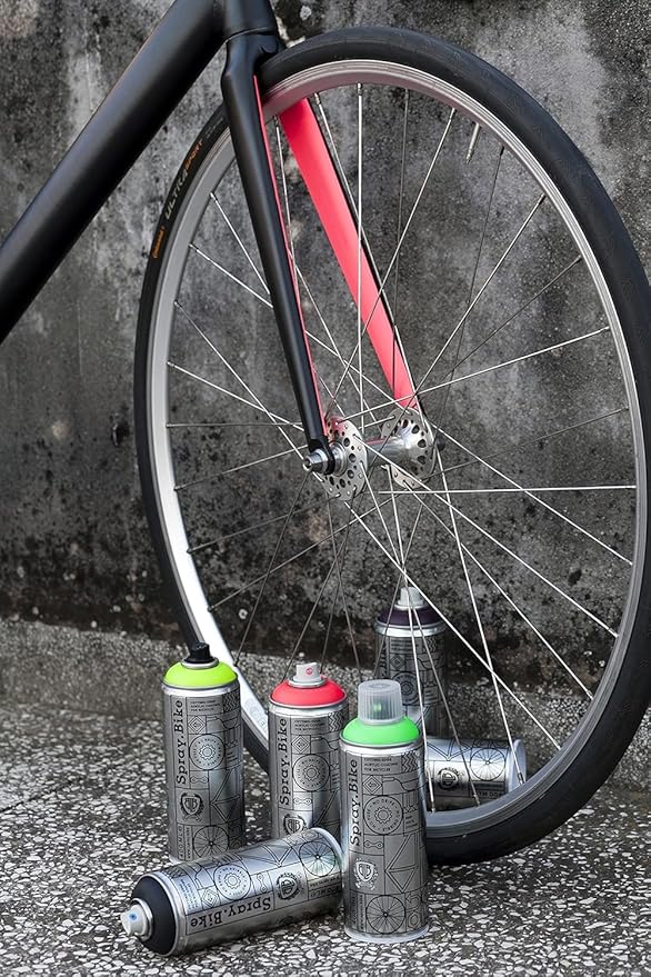 Spray.Bike Spray Paint | Designed Mainly for Bicycles | Multi-Use Acrylic Spray Paint for Metal, Plastic | High Coverage Bike Paint, 400ml, Primos Hill