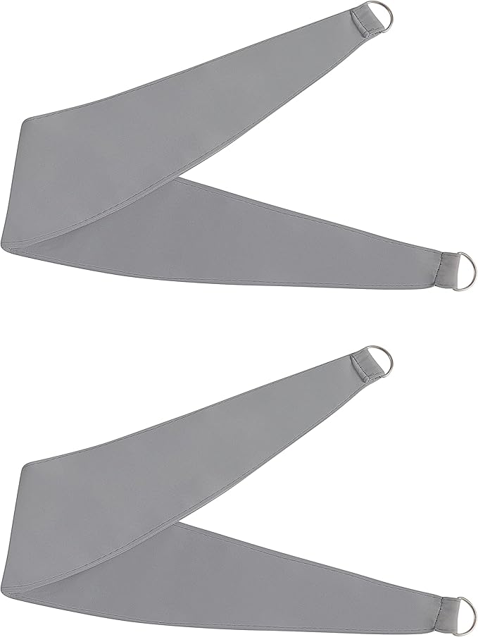 Bujasso Grey 90% Blackout Curtains with Sheer Overlay Mix and Match Double Layer Window Curtains Thermal Insulated 72 inch for Living Room Bedroom Gray Drapes with Tiebacks Grommet Top 37" Wx72 Lx2