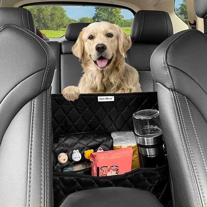 Car Handbag Holder, Seat Back Organizer, Barrier of Backseat Pet Kids, Purse Storage & Pocket, Car Accessories, Mesh Handbag Holder