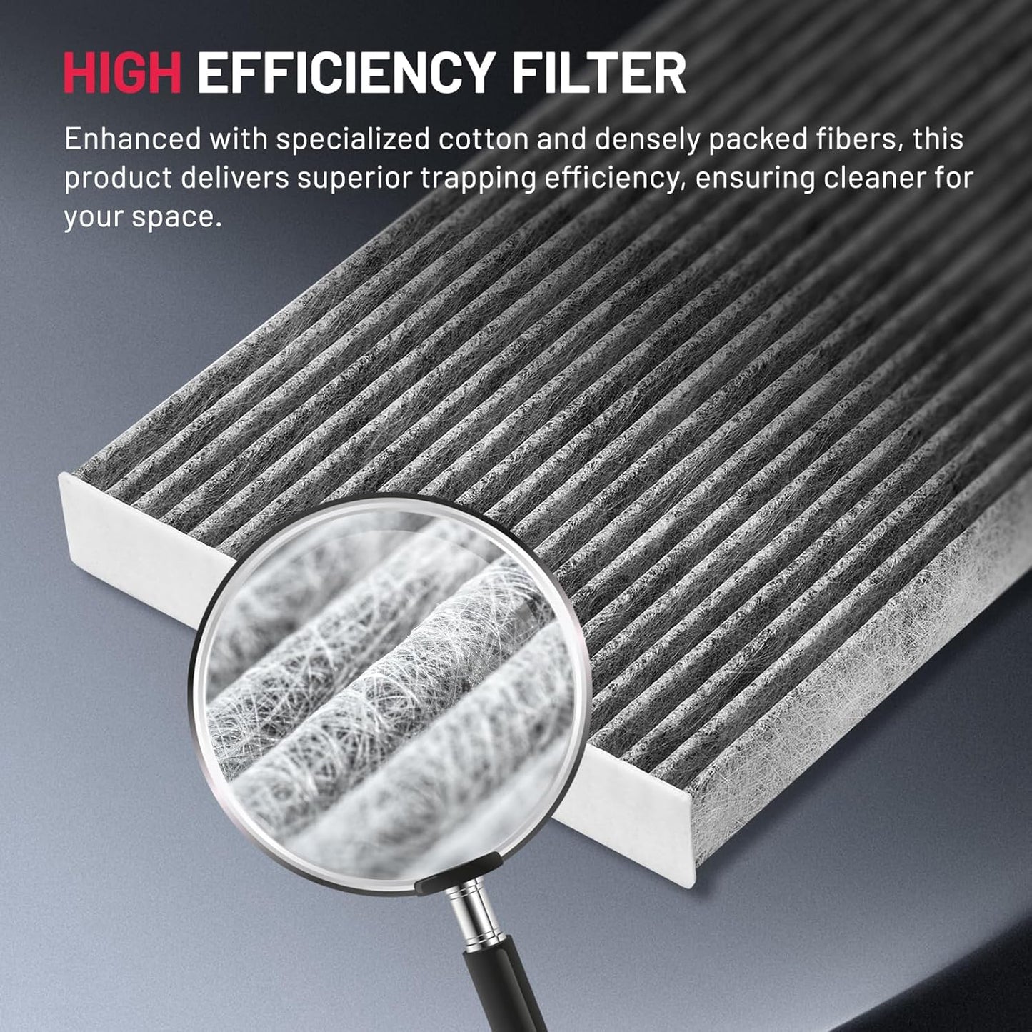 BDFHYK CF11854 Cabin Air Filter with Activated Carbon Compatible with Nissan 2017-2022 Qashqai, 2014-2020 Rogue, 2017-2022 Rogue Sport 2.0L l4, Replace# XC10434, WP10179, PC99052-P