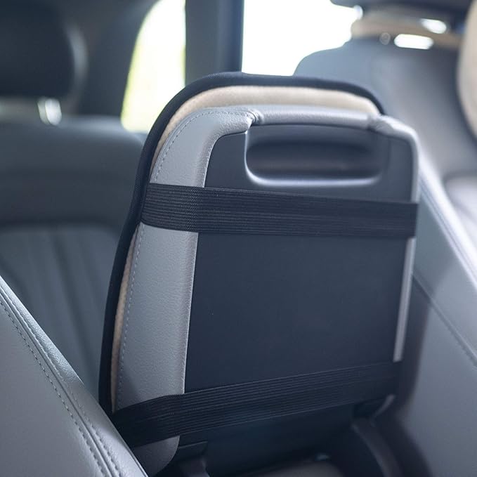 FH Group Neosupreme Beige Flat Pattern Center Console Pad – Water-Resistant Armrest Cover Protector for Cars, SUVs & Trucks