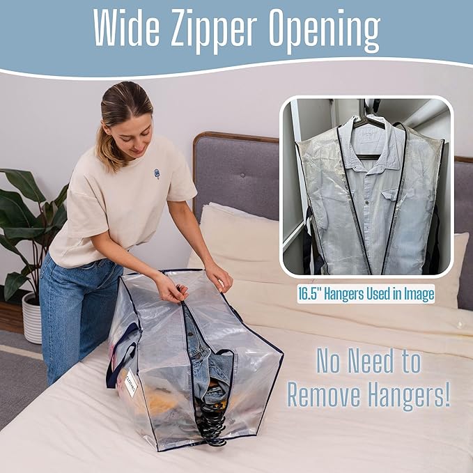 VENO 6 Pack Heavy Duty Moving Bags with Backpack Straps, Zippers & Handles, Extra Large Packing Bags for College Dorm Essentials, Moving Supplies Alternative to Cardboard Moving Boxes