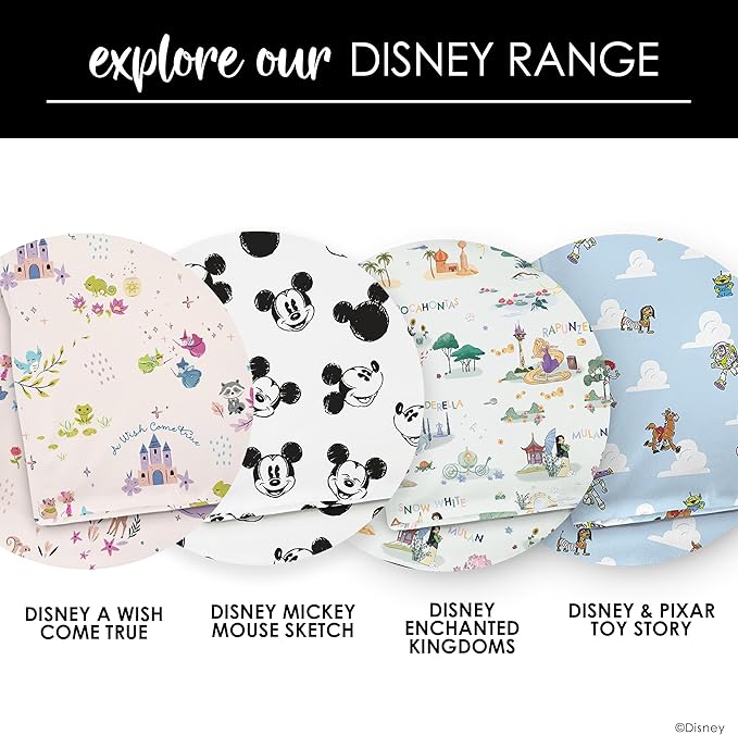 Milk Snob Disney Princess Baby Girl Swaddle Blanket, Soft Receiving, Security Bed and Play Blanket, Toddler and Infant Baby Bedding Registry and Shower Gifts, Newborn Essentials, 35x35
