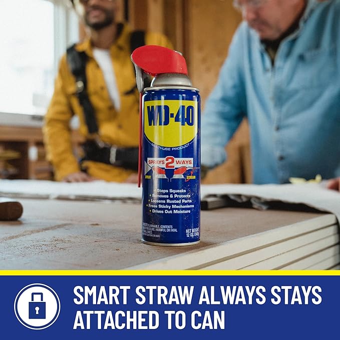 WD-40 Multi-Use Product with Smart Straw Sprays 2 Ways, 8 OZ [6-Pack]
