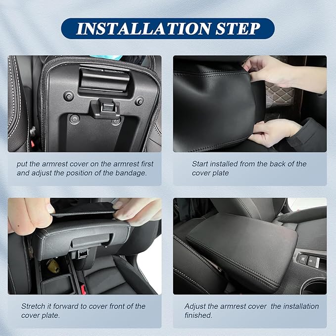 BIBIBO 2024 2025 Tacoma Center Console Cover,Armrest Cushion for 2024 2025 Toyota Tacoma Truck Console Lid,Car Arm Rest Pad Seat Box Cover,Tacoma Interior Accessories Arm Rest Cover 2024 Toyota Tacoma