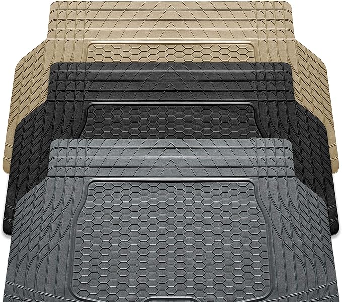FH Group ClimaProof Universal Cargo Mat – All-Weather, Trimmable Trunk Mat (55" W x 31.5" D) – Fits Most Cars, SUVs & Trucks – Black
